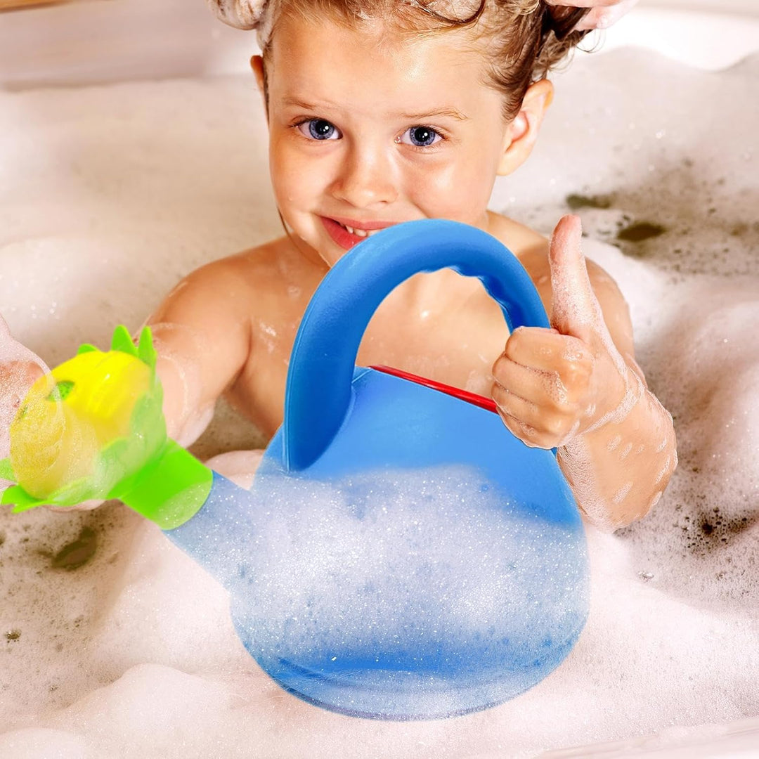 Lisslune | Children's watering can with flower mouth – Colorful plastic watering can for little gardeners