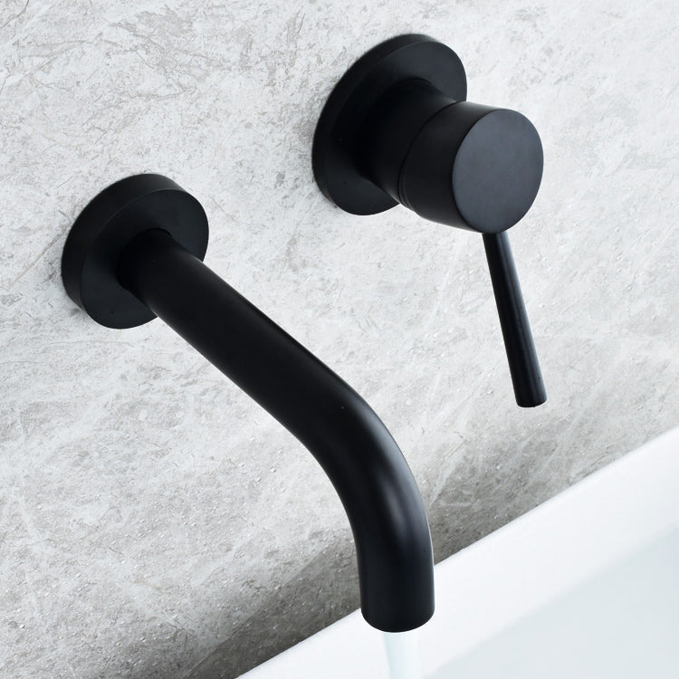 Lisslune | Wall-mounted Bronze Bathtub Filler Double Handles Bathtub Spout Bathtub Faucet Trim