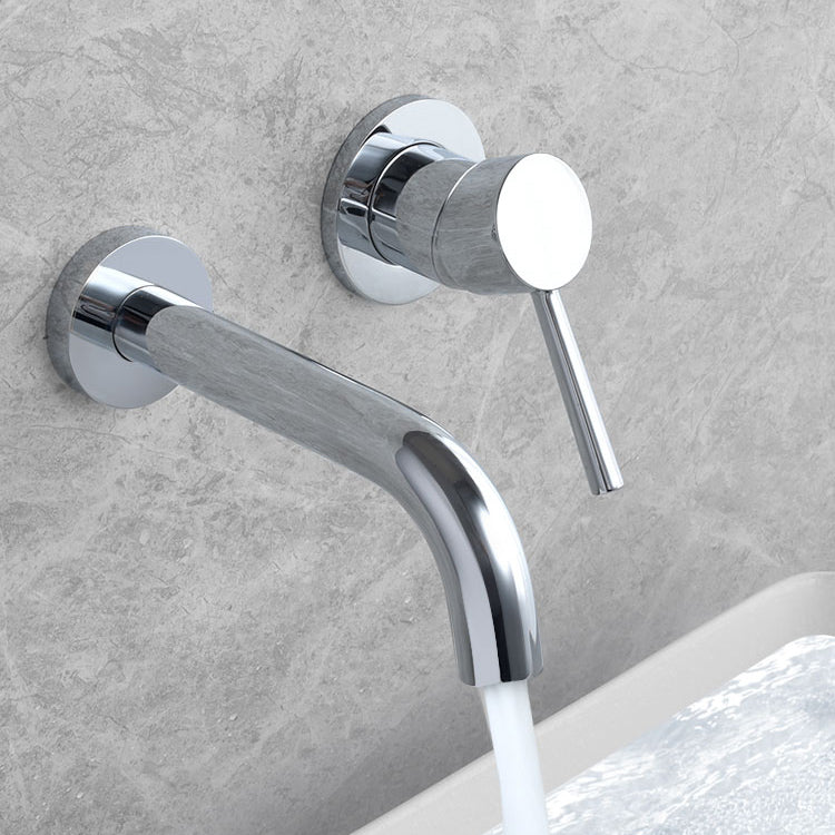 Lisslune | Wall-mounted Bronze Bathtub Filler Double Handles Bathtub Spout Bathtub Faucet Trim