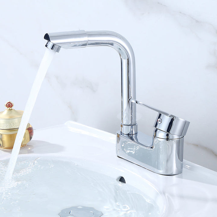 Lisslune | Deck Mounted Center Freestanding Bathtub Filler Single Handle Freestanding Faucet