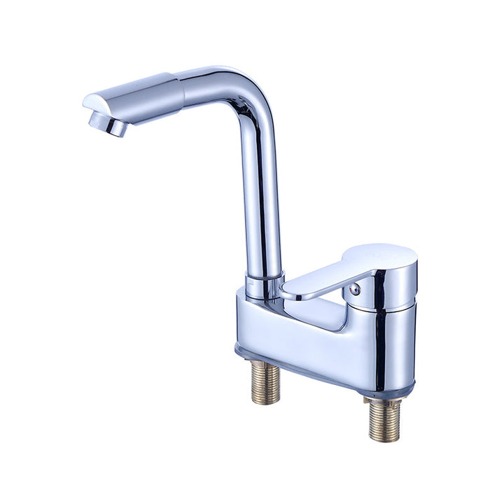 Lisslune | Deck Mounted Center Freestanding Bathtub Filler Single Handle Freestanding Faucet