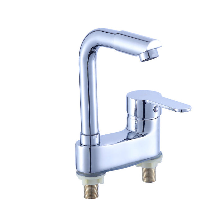 Lisslune | Deck Mounted Center Freestanding Bathtub Filler Single Handle Freestanding Faucet