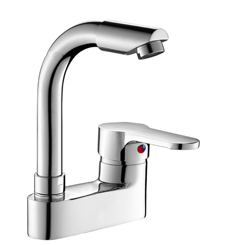 Lisslune | Modern Deck Mounted Bronze Freestanding Tub Filler Single Handle Freestanding Faucet