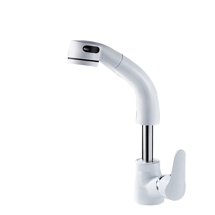 Lisslune | Vessel Sink Bathroom Faucet with Swivel Spout Single Handle Faucet with Pull-Out Spray