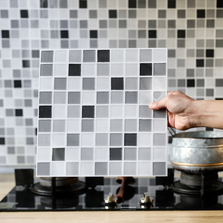 Skorter | Mosaic Tile Wallpaper Plastic Waterproof Peel & Stick Mosaic Tile