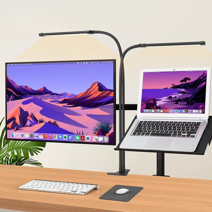 Lisslune | 77 LED Desk Clamp Lamp with 70cm Flexible Gooseneck – Ravien