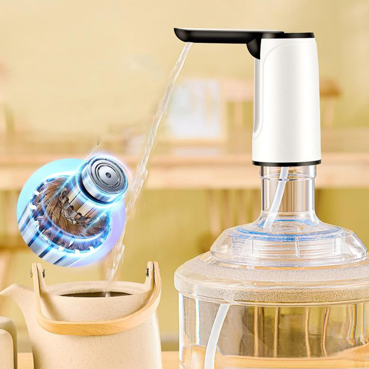 Lisslune | Portable USB Rechargeable Water Dispenser – Hydravo (1+1 FREE)
