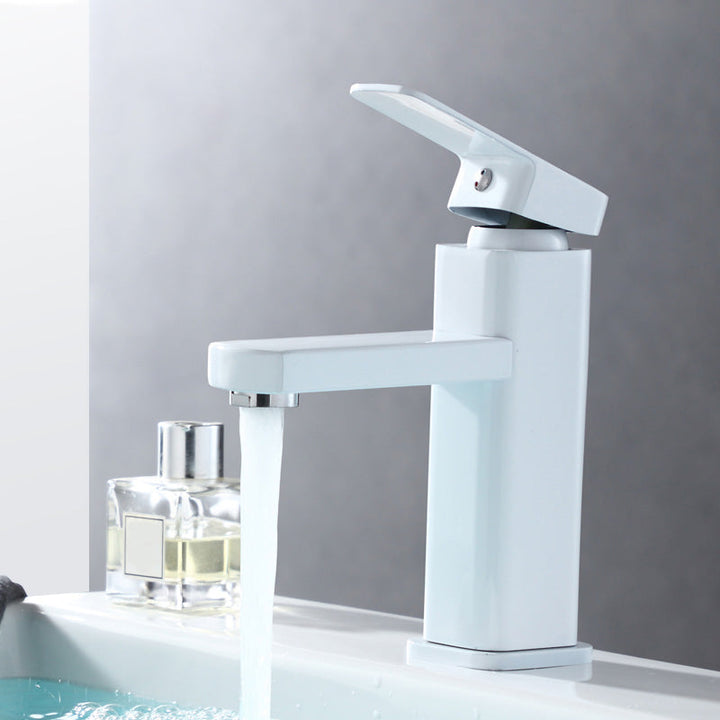 Lisslune | Sink faucet bathroom single lever low arc basin mixer