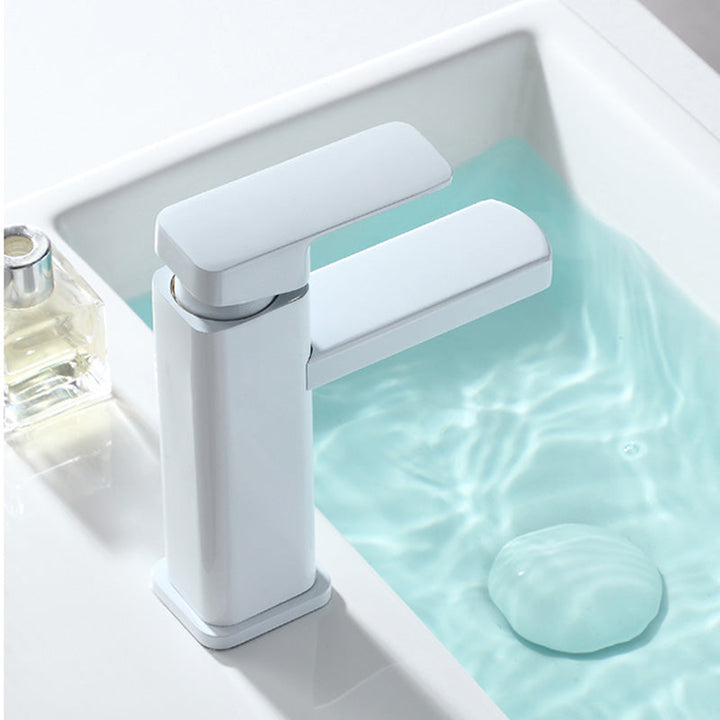 Lisslune | Sink faucet bathroom single lever low arc basin mixer