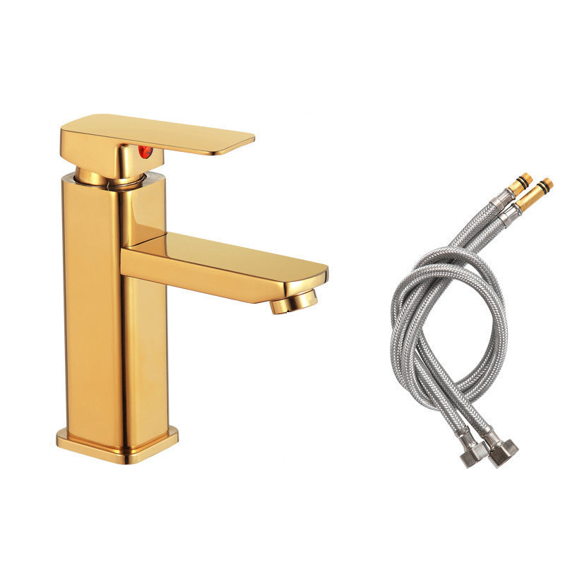 Lisslune | Sink faucet bathroom single lever low arc basin mixer
