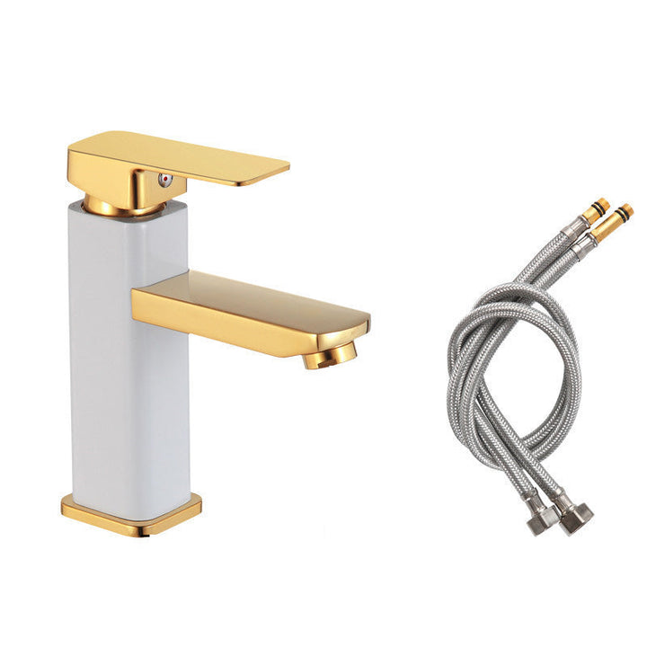 Lisslune | Sink faucet bathroom single lever low arc basin mixer