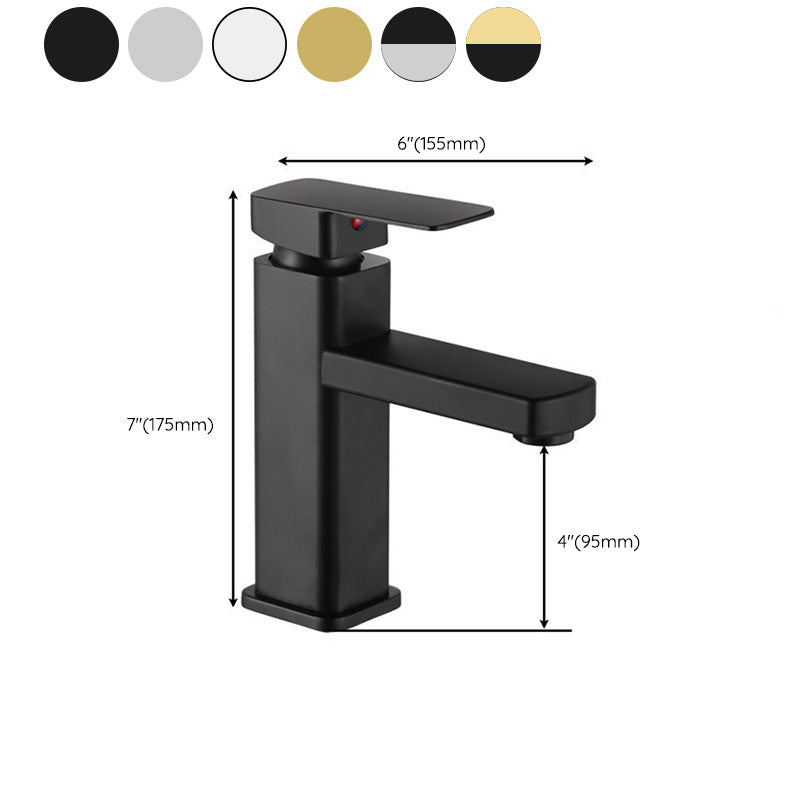 Lisslune | Sink faucet bathroom single lever low arc basin mixer