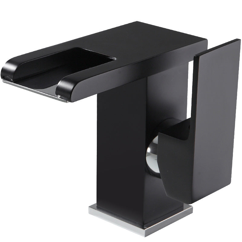 Lisslune | Basin faucet lever handle waterfall outlet bathroom fixture