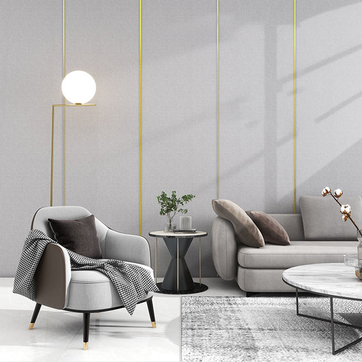 Lisslune | Classic simple wall covering for peeling off and attaching, stain-resistant for the living room
