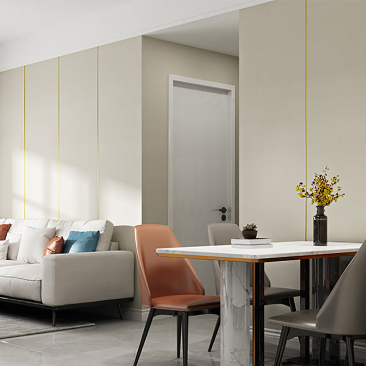 Lisslune | Classic simple wall covering for peeling off and attaching, stain-resistant for the living room