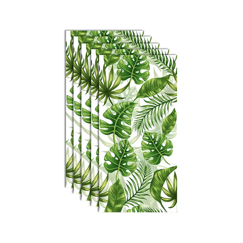 Lisslune | Plastic Peel and Stick Wall Tile Waterproof Single Panel Wallpaper with Rectangular Form