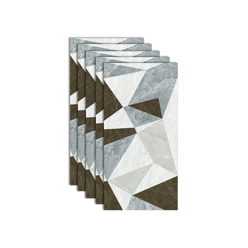 Lisslune | Plastic Peel and Stick Wall Tile Waterproof Single Panel Wallpaper with Rectangular Shape