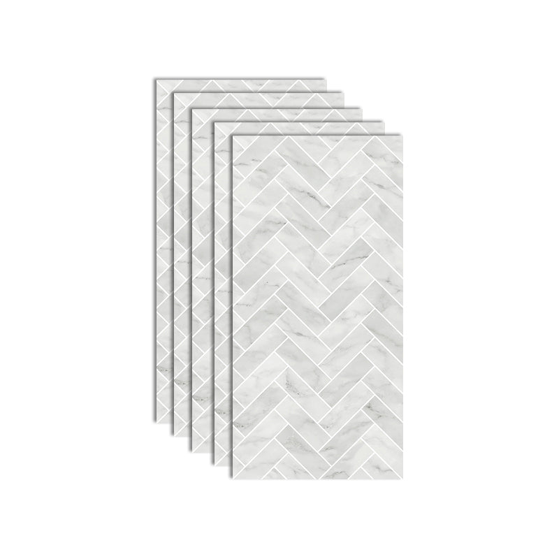 Lisslune | Plastic Peel and Stick Wall Tile Waterproof Single Panel Wallpaper with Rectangular Shape
