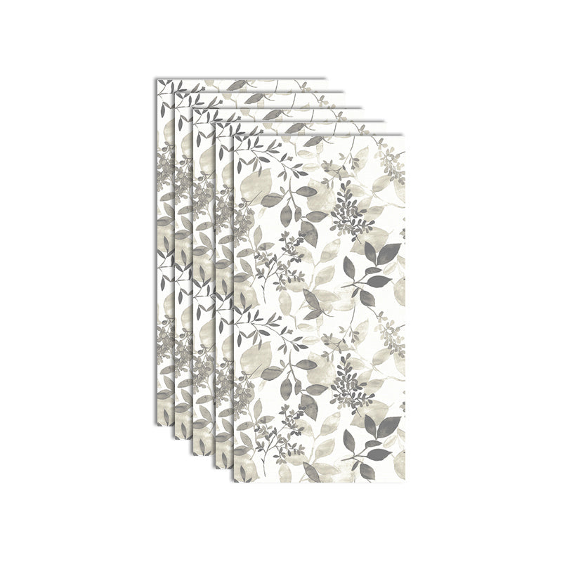 Lisslune | Plastic Peel and Stick Wall Tile Waterproof Single Panel Wallpaper with Rectangular Form