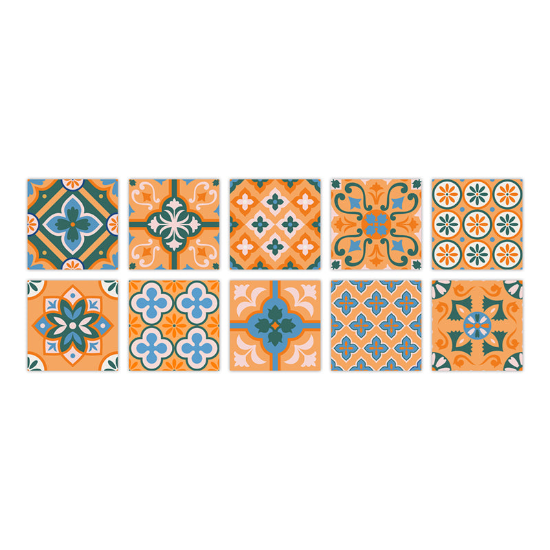 Lisslune | PVC Peel & Stick Mosaic Tile Square Mosaic Tiles Wallpaper with Waterproof