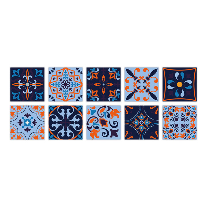Lisslune | PVC Peel & Stick Mosaic Tile Square Mosaic Tiles Wallpaper with Waterproof