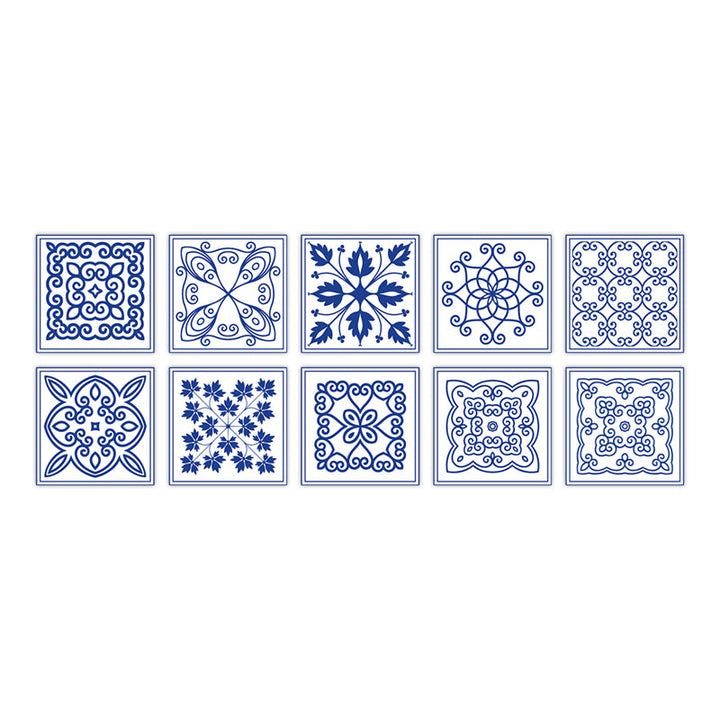Lisslune | PVC Peel & Stick Mosaic Tile Square Mosaic Tiles Wallpaper with Waterproof