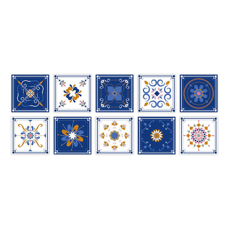Lisslune | PVC Peel & Stick Mosaic Tile Square Mosaic Tiles Wallpaper with Waterproof