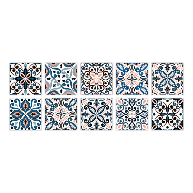 Lisslune | PVC Peel & Stick Mosaic Tile Square Mosaic Tiles Wallpaper with Waterproof