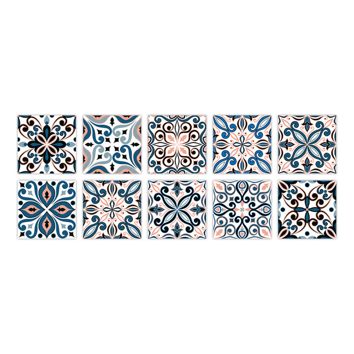 Lisslune | PVC Peel & Stick Mosaic Tile Square Mosaic Tiles Wallpaper with Waterproof