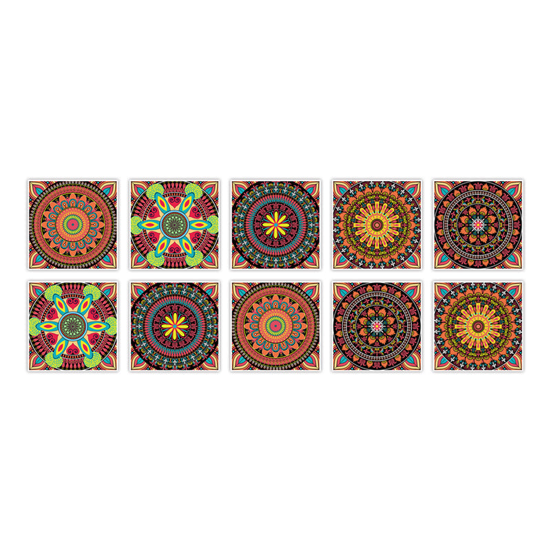 Lisslune | PVC Peel & Stick Mosaic Tile Square Mosaic Tiles Wallpaper with Waterproof