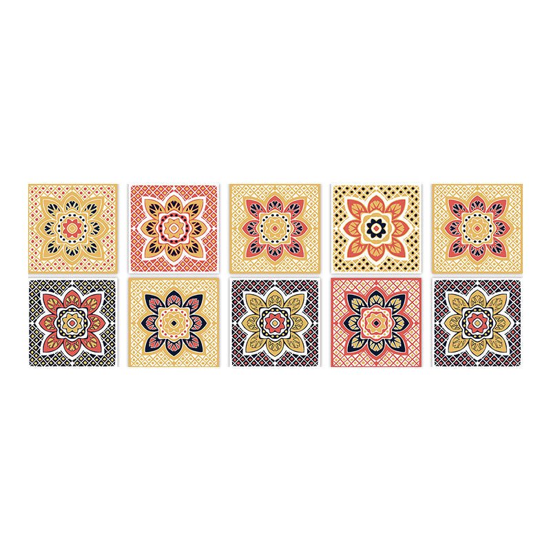 Lisslune | Square Peel & Stick Mosaic Tile PVC Waterproof Mosaic Tile Wallpaper