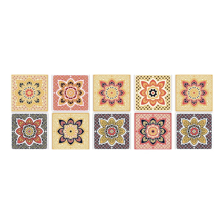 Lisslune | Square Peel & Stick Mosaic Tile PVC Waterproof Mosaic Tile Wallpaper