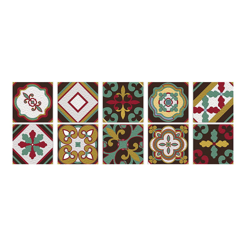 Lisslune | Square Peel & Stick Mosaic Tile PVC Waterproof Mosaic Tile Wallpaper
