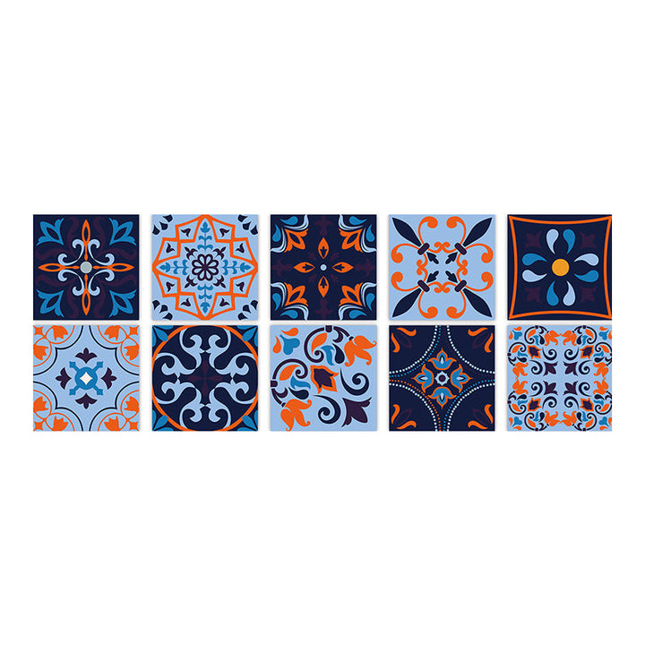 Lisslune | Square Peel & Stick Mosaic Tile PVC Waterproof Mosaic Tile Wallpaper
