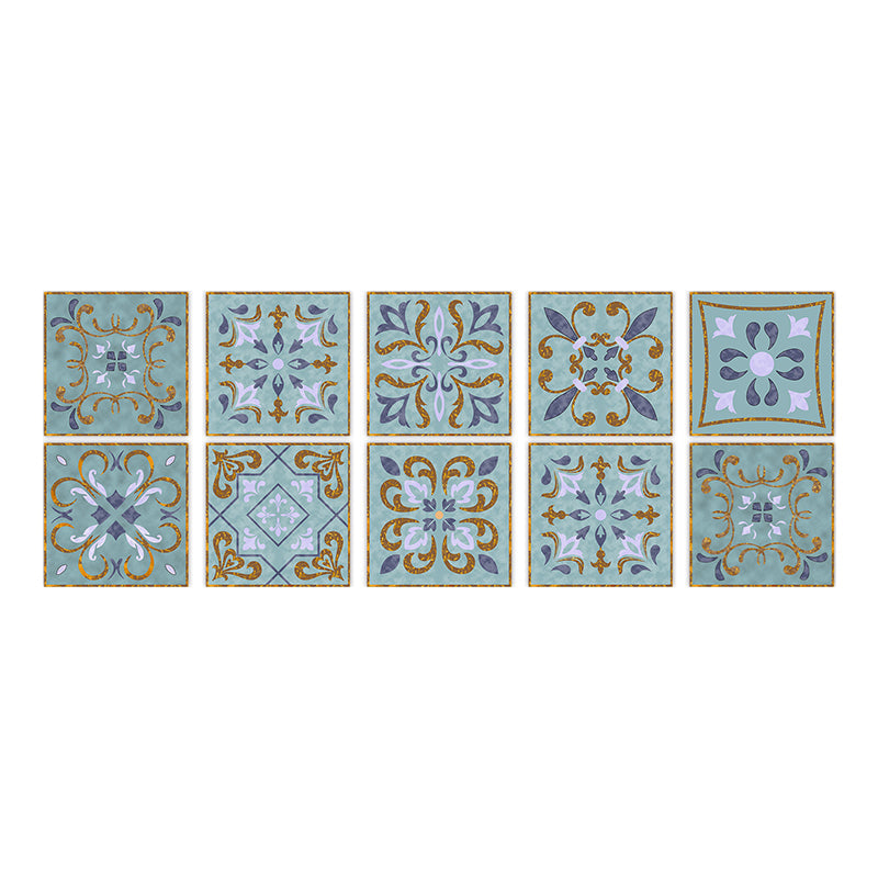 Lisslune | Square Peel & Stick Mosaic Tile PVC Waterproof Mosaic Tile Wallpaper