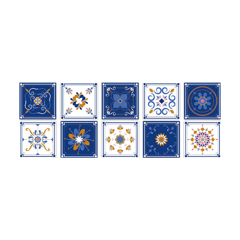 Lisslune | Square Peel & Stick Mosaic Tile PVC Waterproof Mosaic Tile Wallpaper