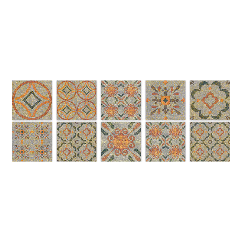 Lisslune | Square Peel & Stick Mosaic Tile PVC Waterproof Mosaic Tile Wallpaper