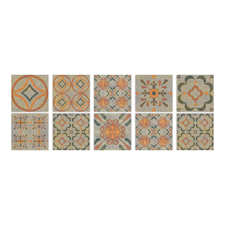 Lisslune | Square Peel & Stick Mosaic Tile PVC Waterproof Mosaic Tile Wallpaper
