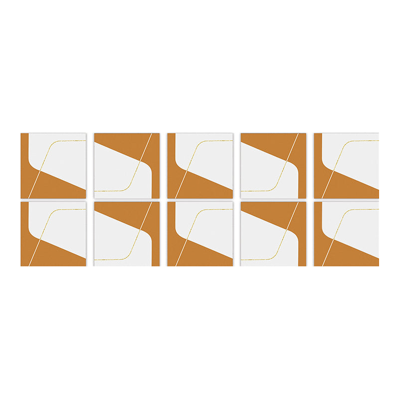 Lisslune | Square Peel & Stick Mosaic Tile PVC Waterproof Mosaic Tile Wallpaper