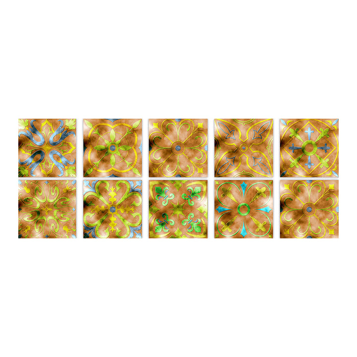 Lisslune | Square Peel & Stick Mosaic Tile PVC Waterproof Mosaic Tile Wallpaper