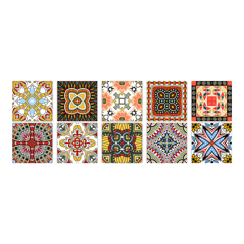 Lisslune | Square Peel & Stick Mosaic Tile PVC Waterproof Mosaic Tile Wallpaper