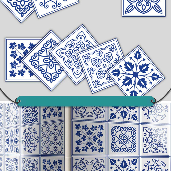 Lisslune | Square Peel & Stick Mosaic Tile PVC Waterproof Mosaic Tile Wallpaper
