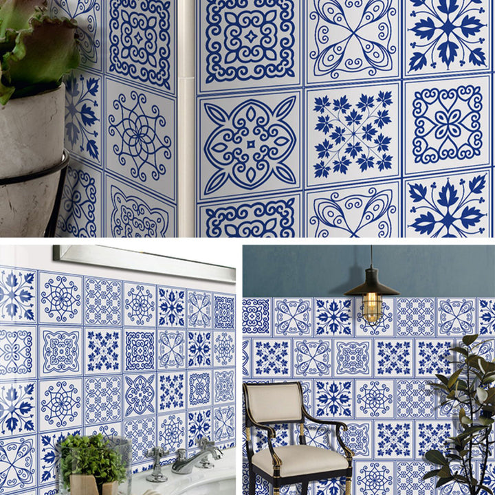 Lisslune | Square Peel & Stick Mosaic Tile PVC Waterproof Mosaic Tile Wallpaper