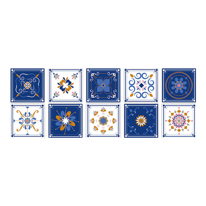 Lisslune | Square Peel & Stick Mosaic Tile PVC Waterproof Mosaic Tile Wallpaper