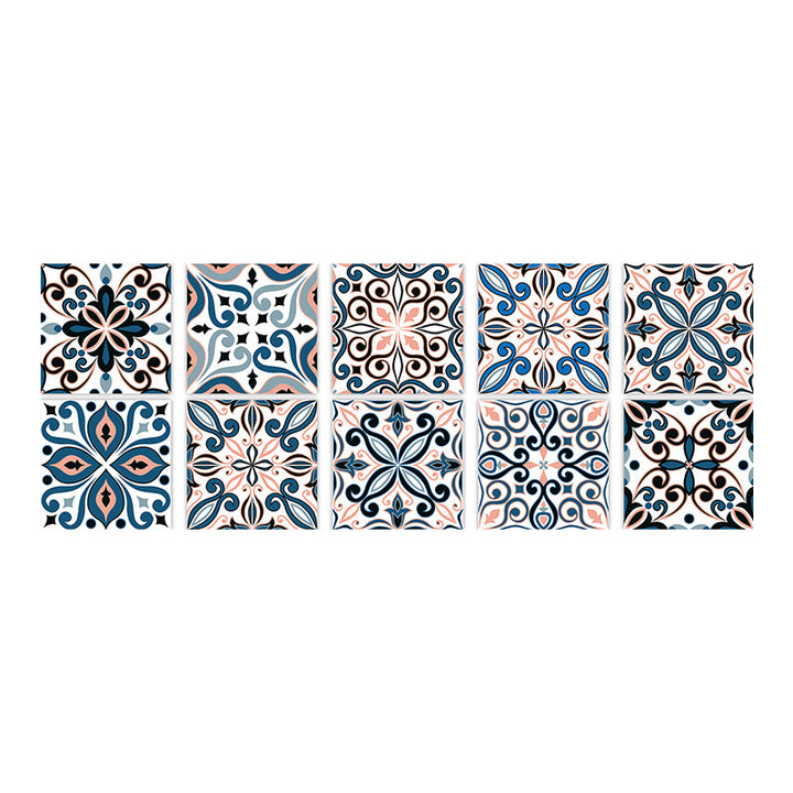 Lisslune | Square Peel & Stick Mosaic Tile PVC Waterproof Mosaic Tile Wallpaper