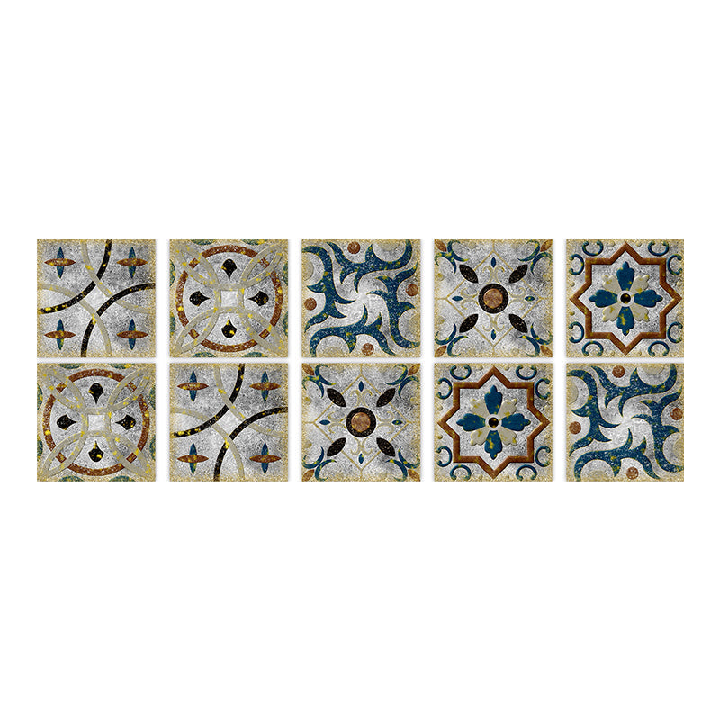 Lisslune | Square Peel & Stick Mosaic Tile PVC Waterproof Mosaic Tile Wallpaper