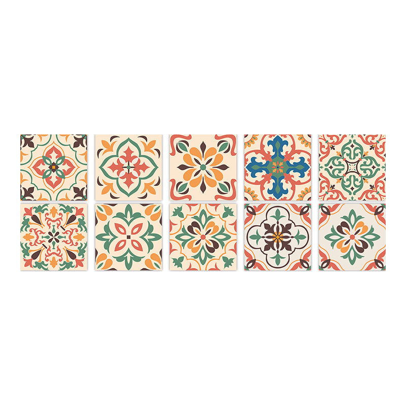 Lisslune | Square Peel & Stick Mosaic Tile PVC Waterproof Mosaic Tile Wallpaper