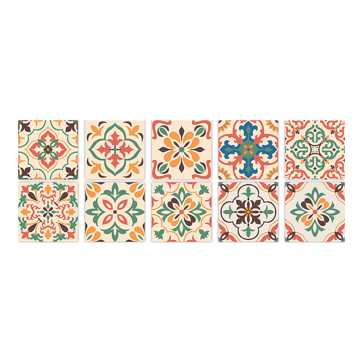 Lisslune | Square Peel & Stick Mosaic Tile PVC Waterproof Mosaic Tile Wallpaper