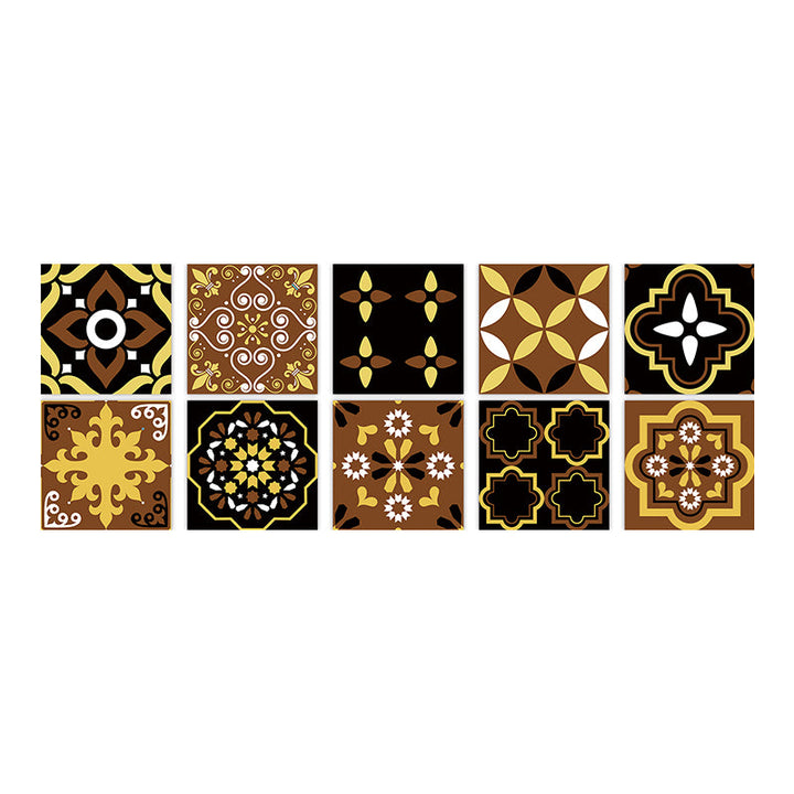 Lisslune | Square Peel & Stick Mosaic Tile PVC Waterproof Mosaic Tile Wallpaper