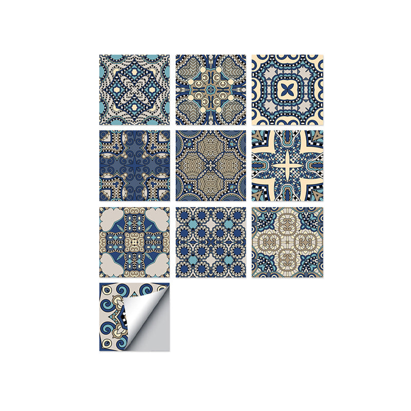 Lisslune | Square Peel & Stick Mosaic Tiles PVC Mosaic Tiles Wallpaper with Waterproof